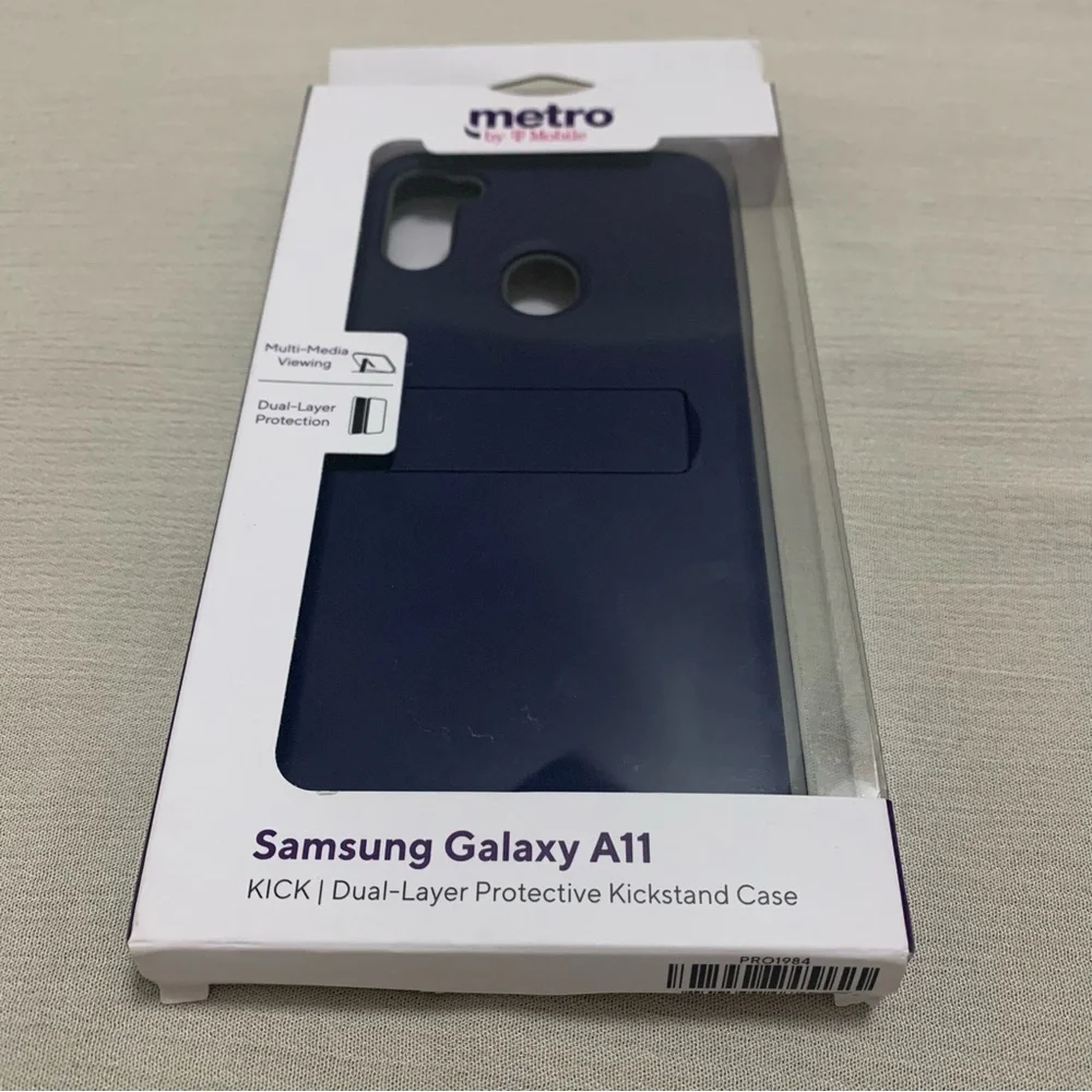 Samsung Galaxy A11 KICK | Dual-Layer Protective Kickstand Case Metro by T-Mobile